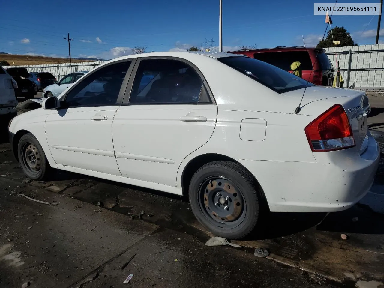 KNAFE221895654111 2009 Kia Spectra Ex