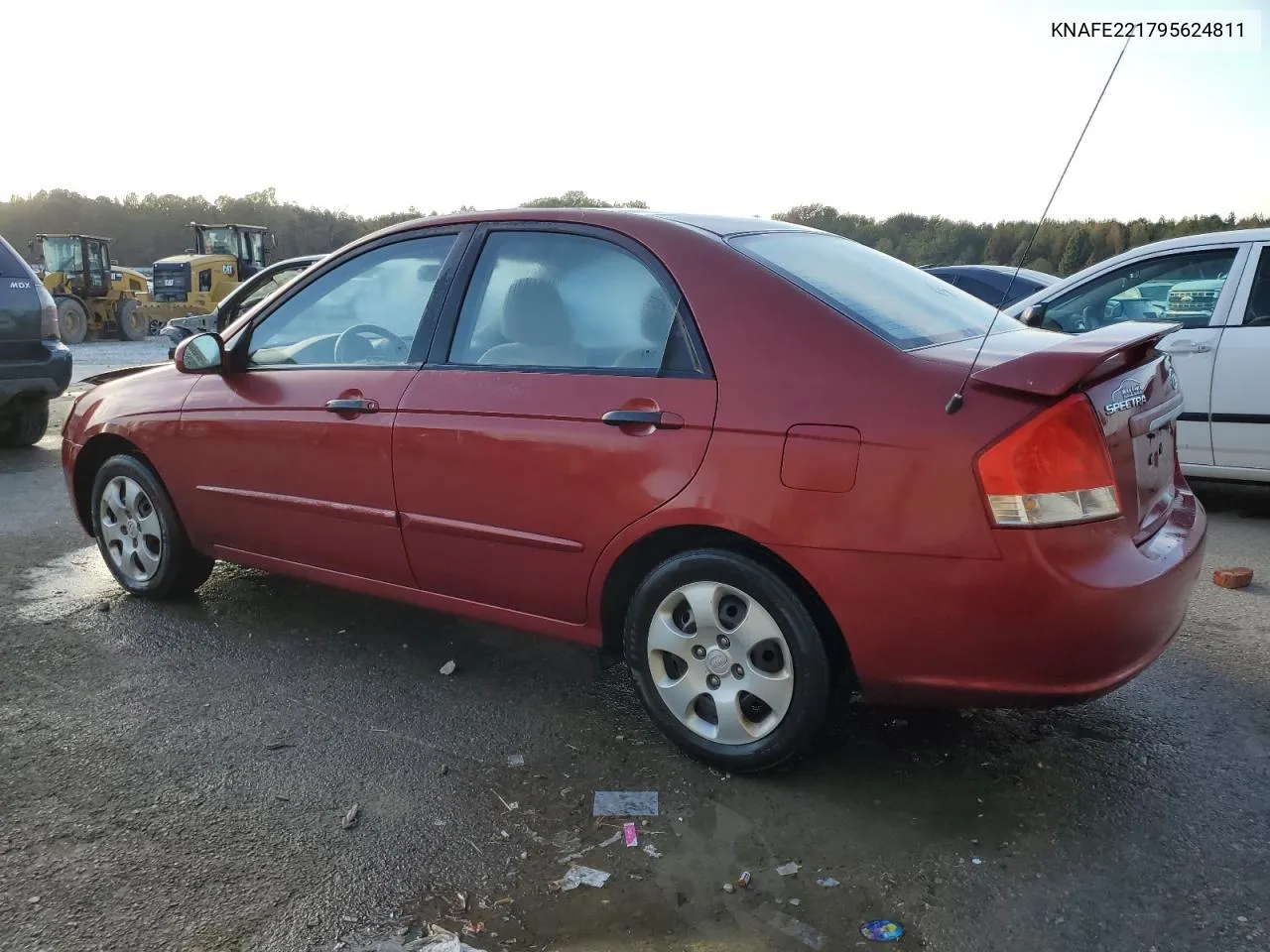 2009 Kia Spectra Ex VIN: KNAFE221795624811 Lot: 78675624