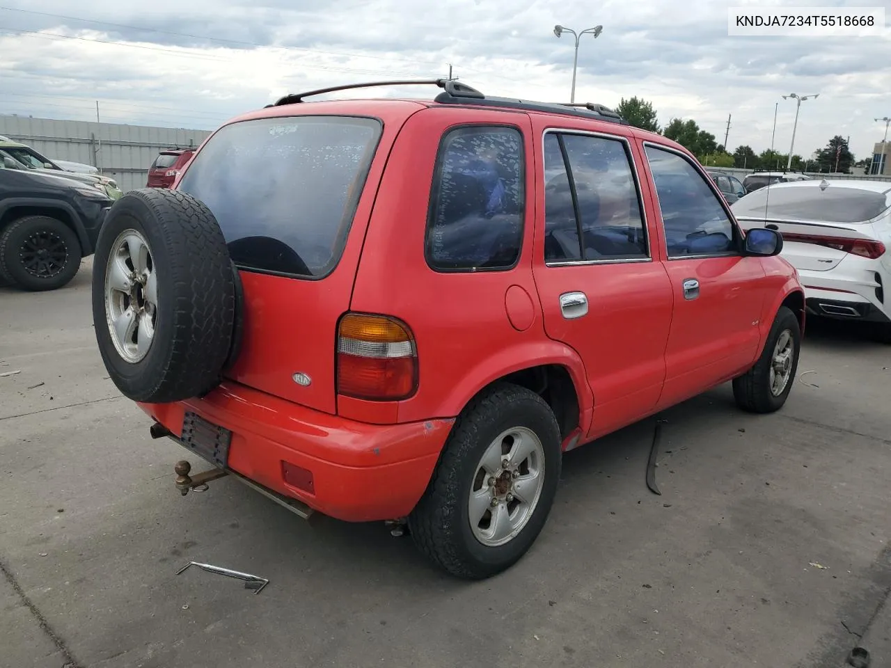 1996 Kia Sportage VIN: KNDJA7234T5518668 Lot: 67883294