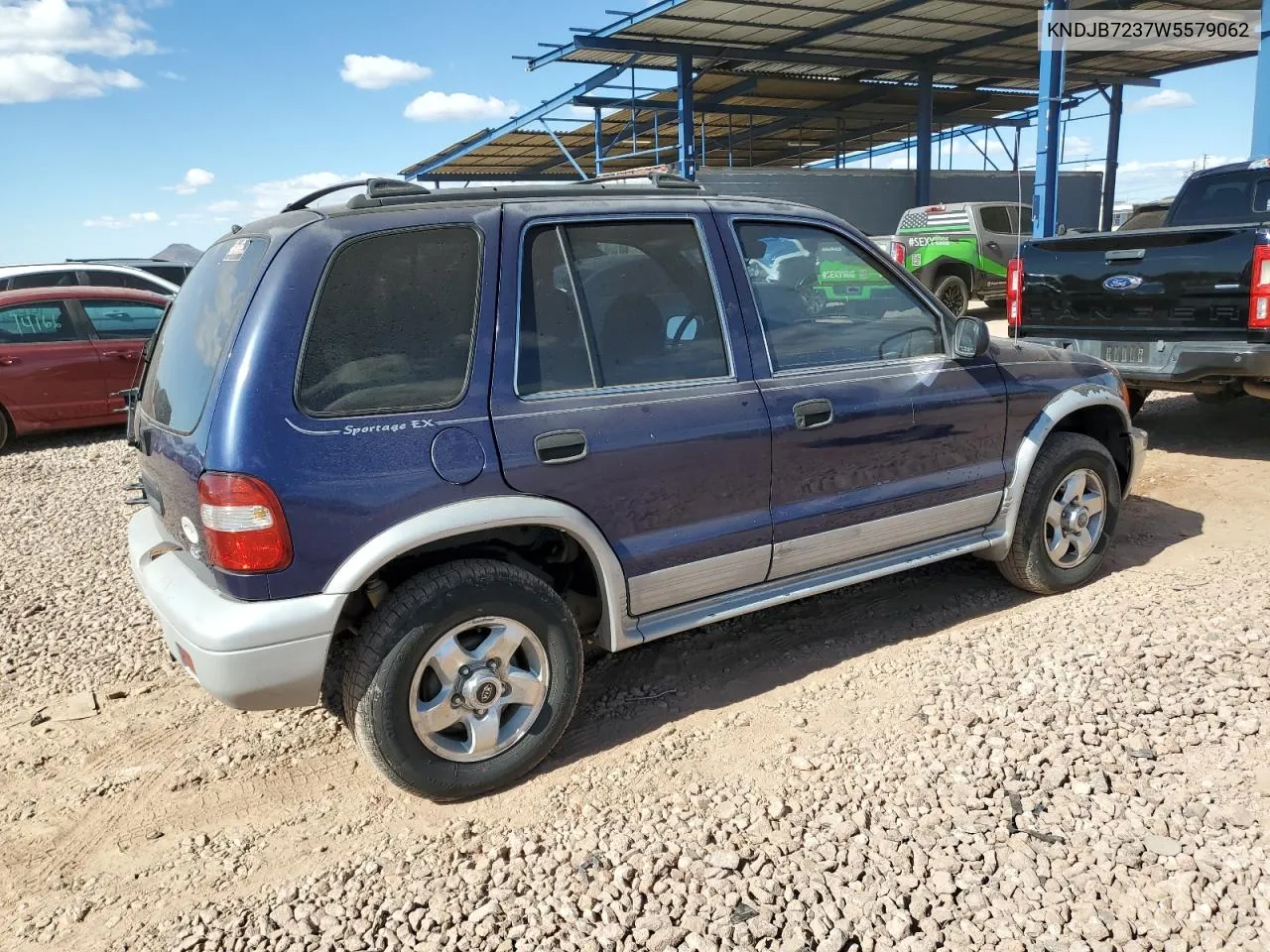 1998 Kia Sportage VIN: KNDJB7237W5579062 Lot: 78401514