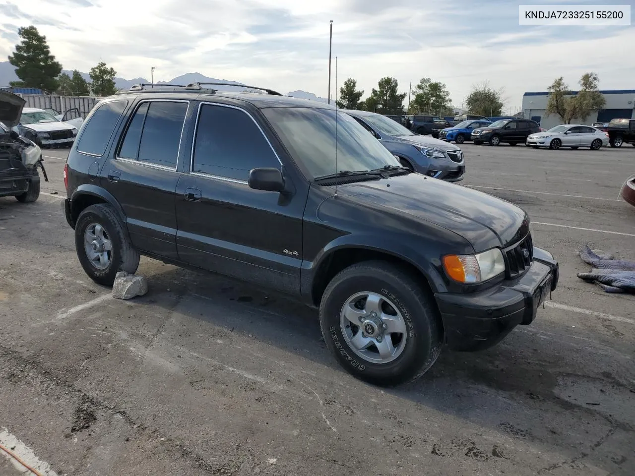 2002 Kia Sportage VIN: KNDJA723325155200 Lot: 66326204