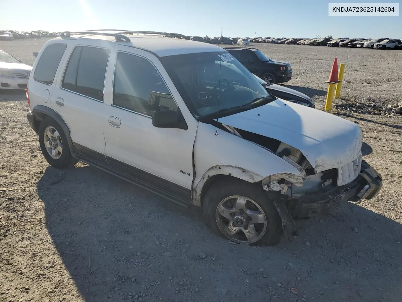 2002 Kia Sportage VIN: KNDJA723625142604 Lot: 73463704