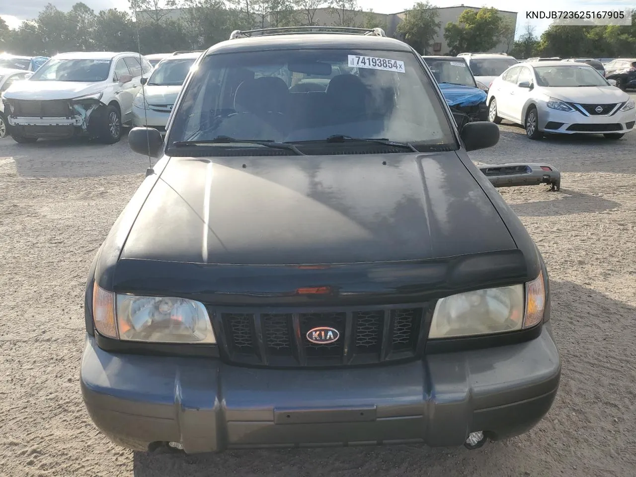 2002 Kia Sportage VIN: KNDJB723625167905 Lot: 74193854