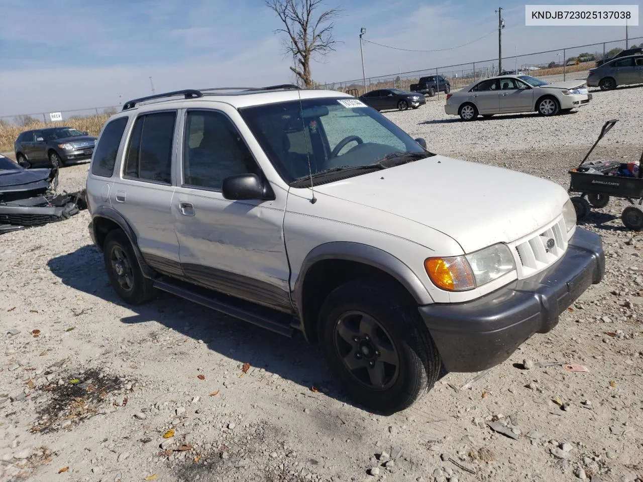 2002 Kia Sportage VIN: KNDJB723025137038 Lot: 78737144