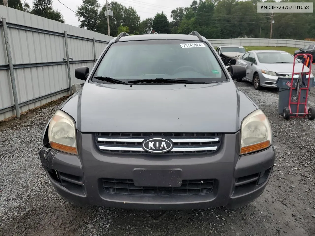 2005 Kia New Sportage VIN: KNDJF723757101053 Lot: 71745824