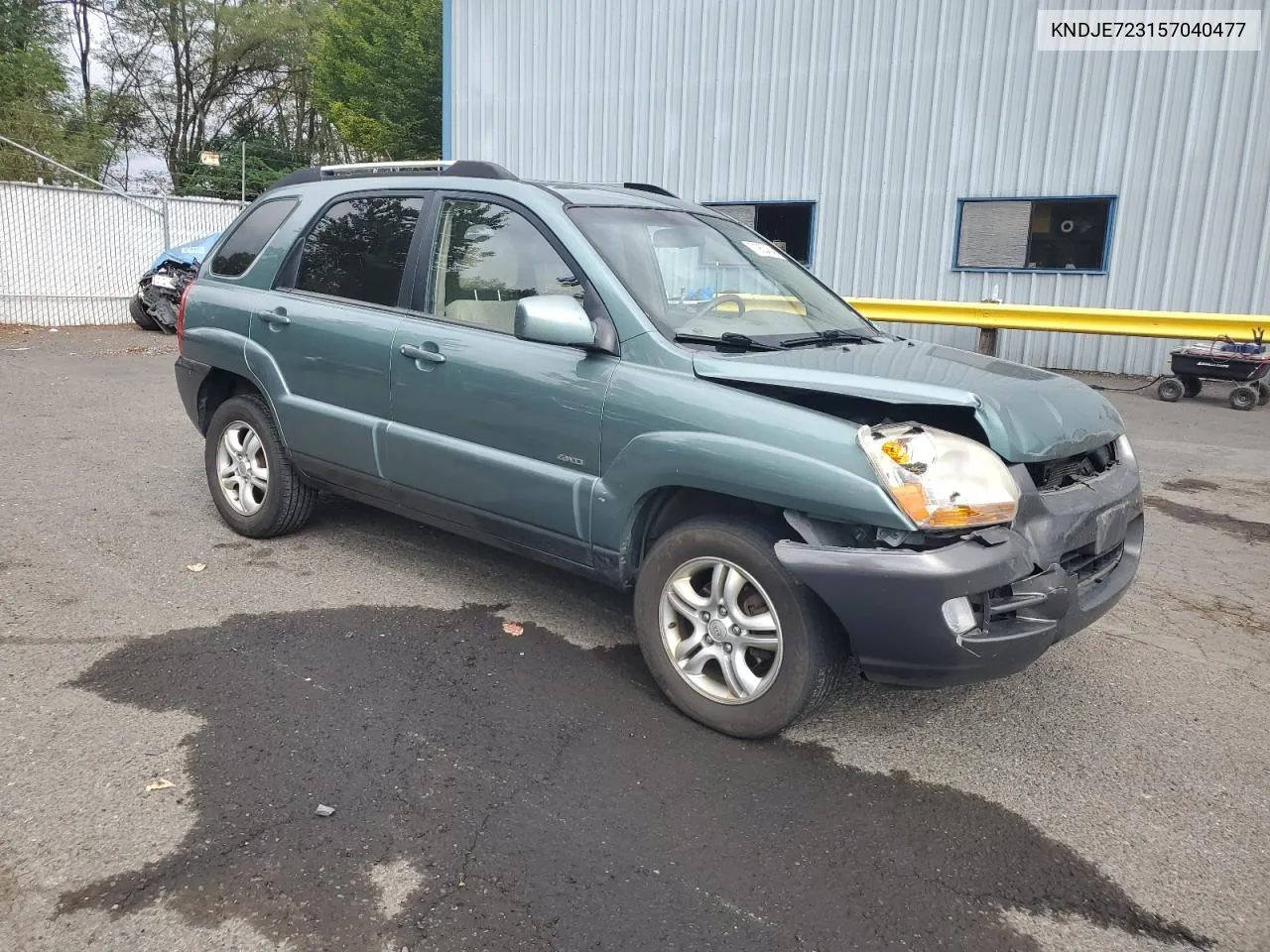 2005 Kia New Sportage VIN: KNDJE723157040477 Lot: 71952454