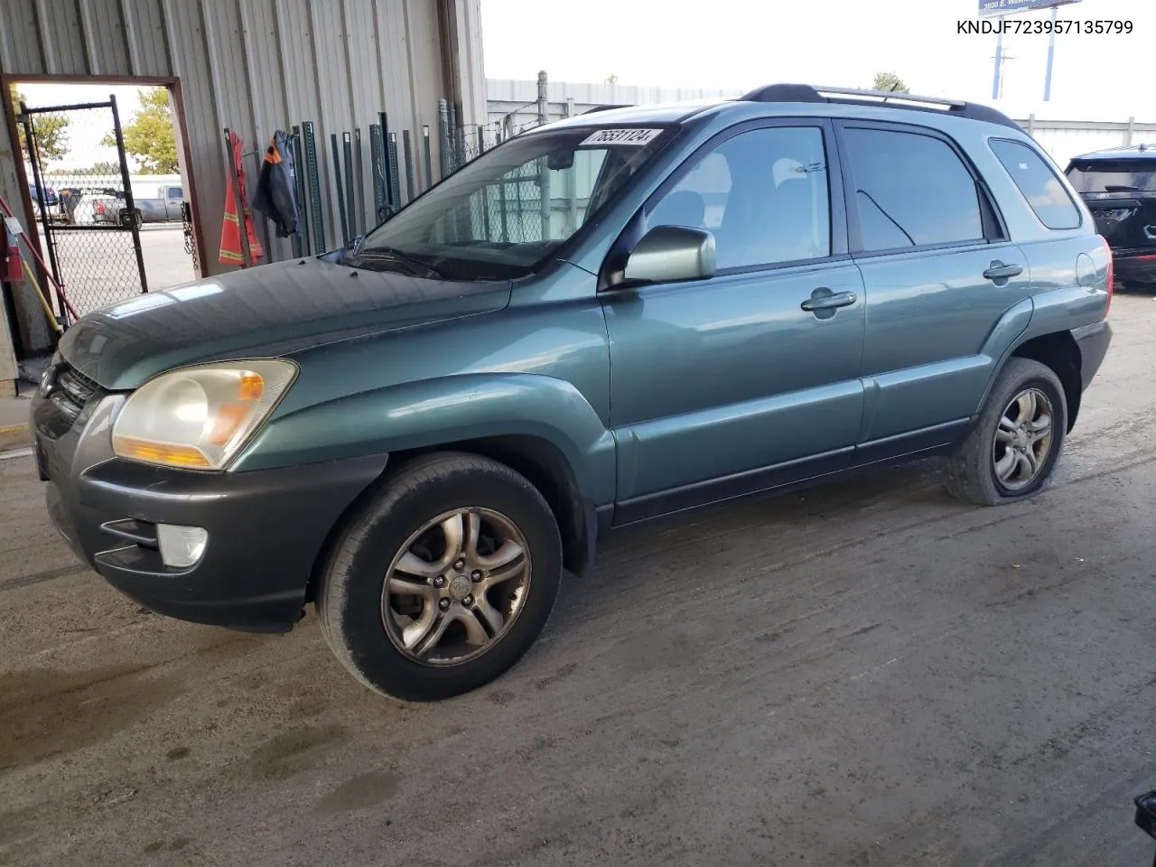 2005 Kia New Sportage VIN: KNDJF723957135799 Lot: 76531124