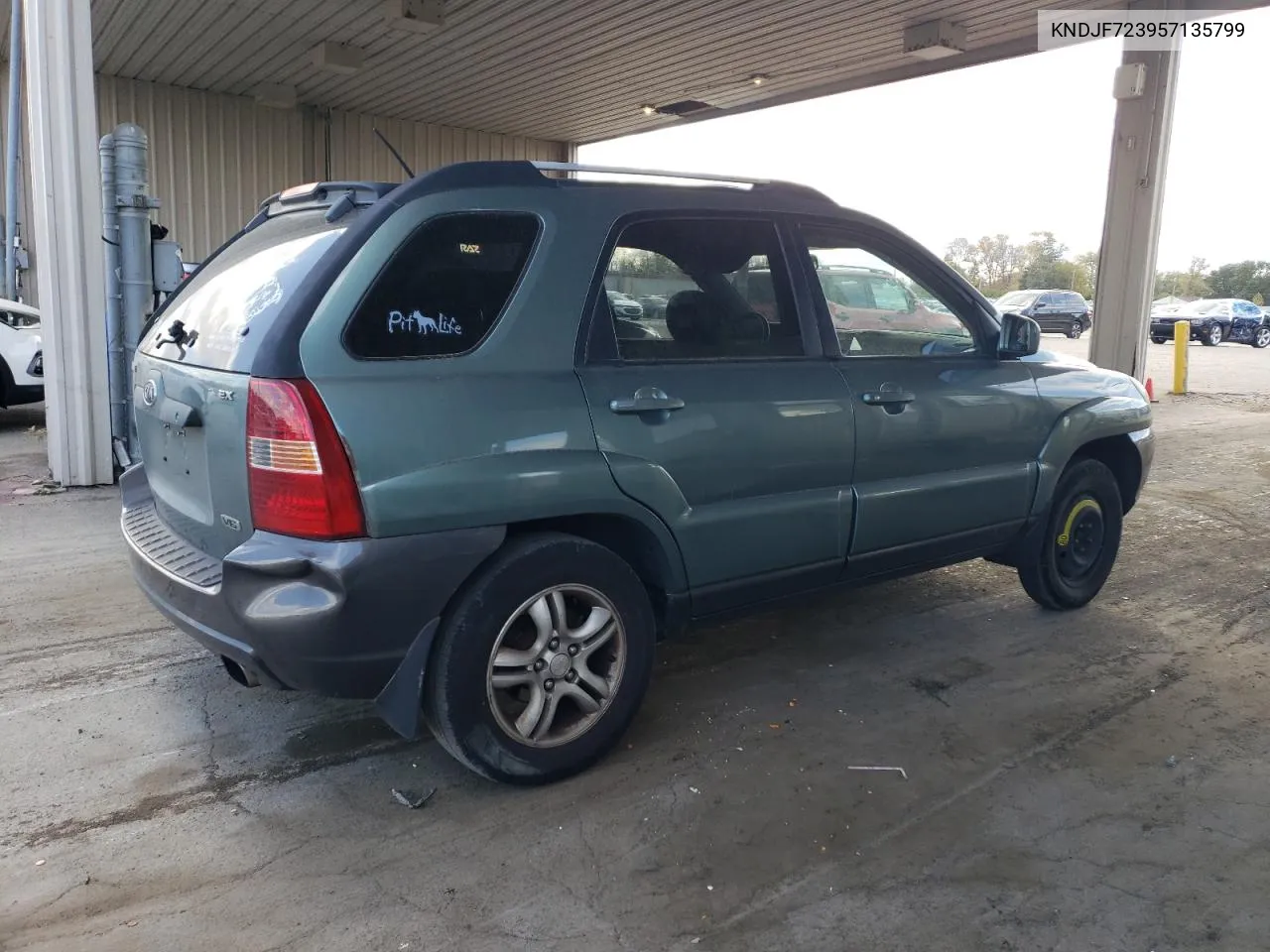 2005 Kia New Sportage VIN: KNDJF723957135799 Lot: 76531124