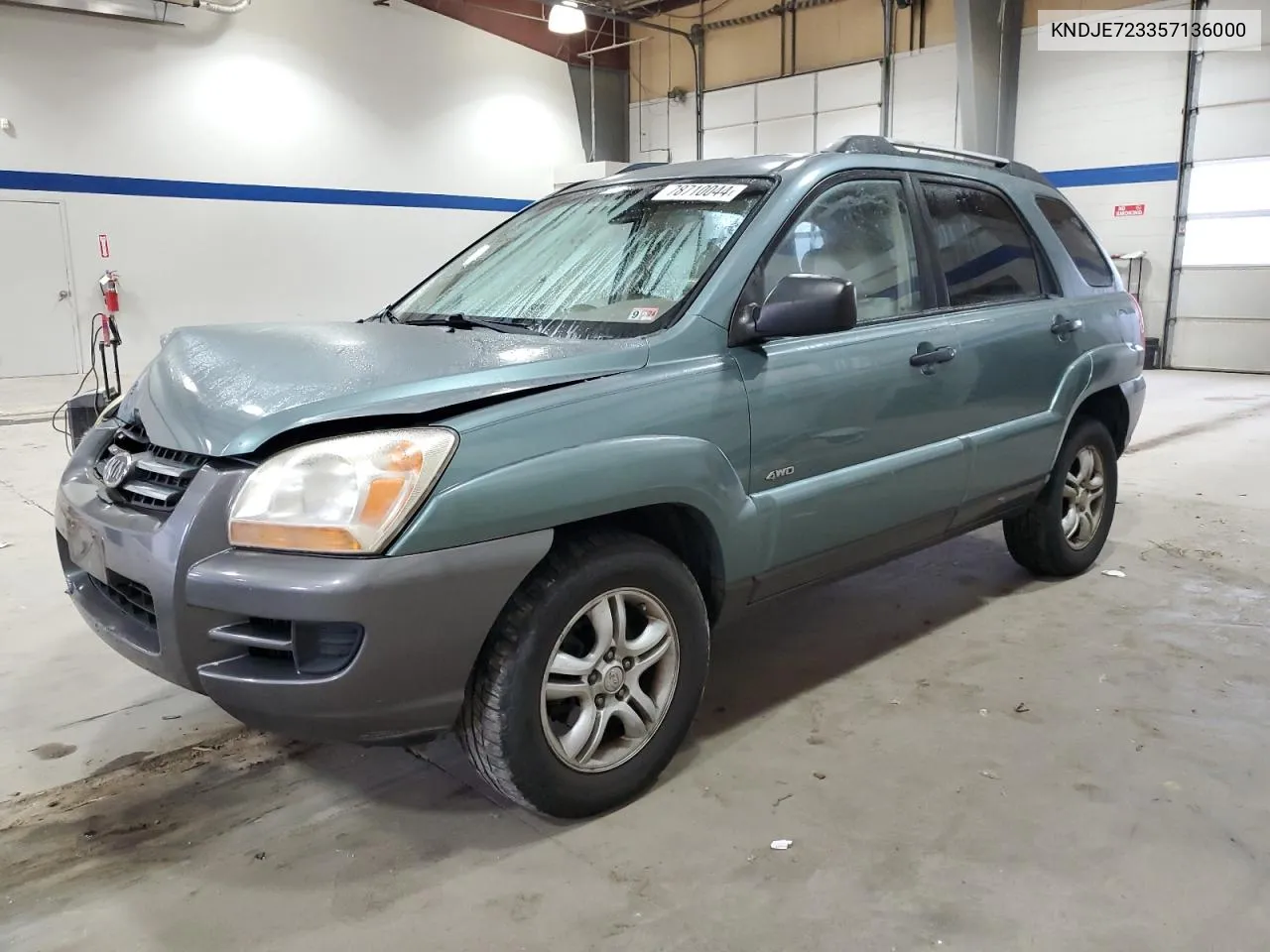 2005 Kia New Sportage VIN: KNDJE723357136000 Lot: 78710044