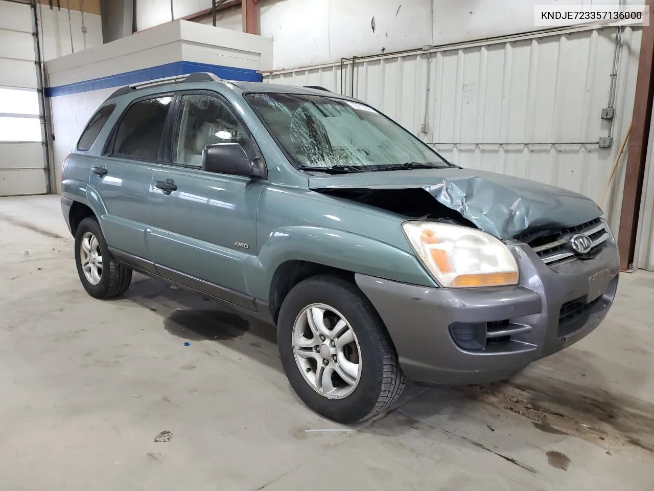 2005 Kia New Sportage VIN: KNDJE723357136000 Lot: 78710044