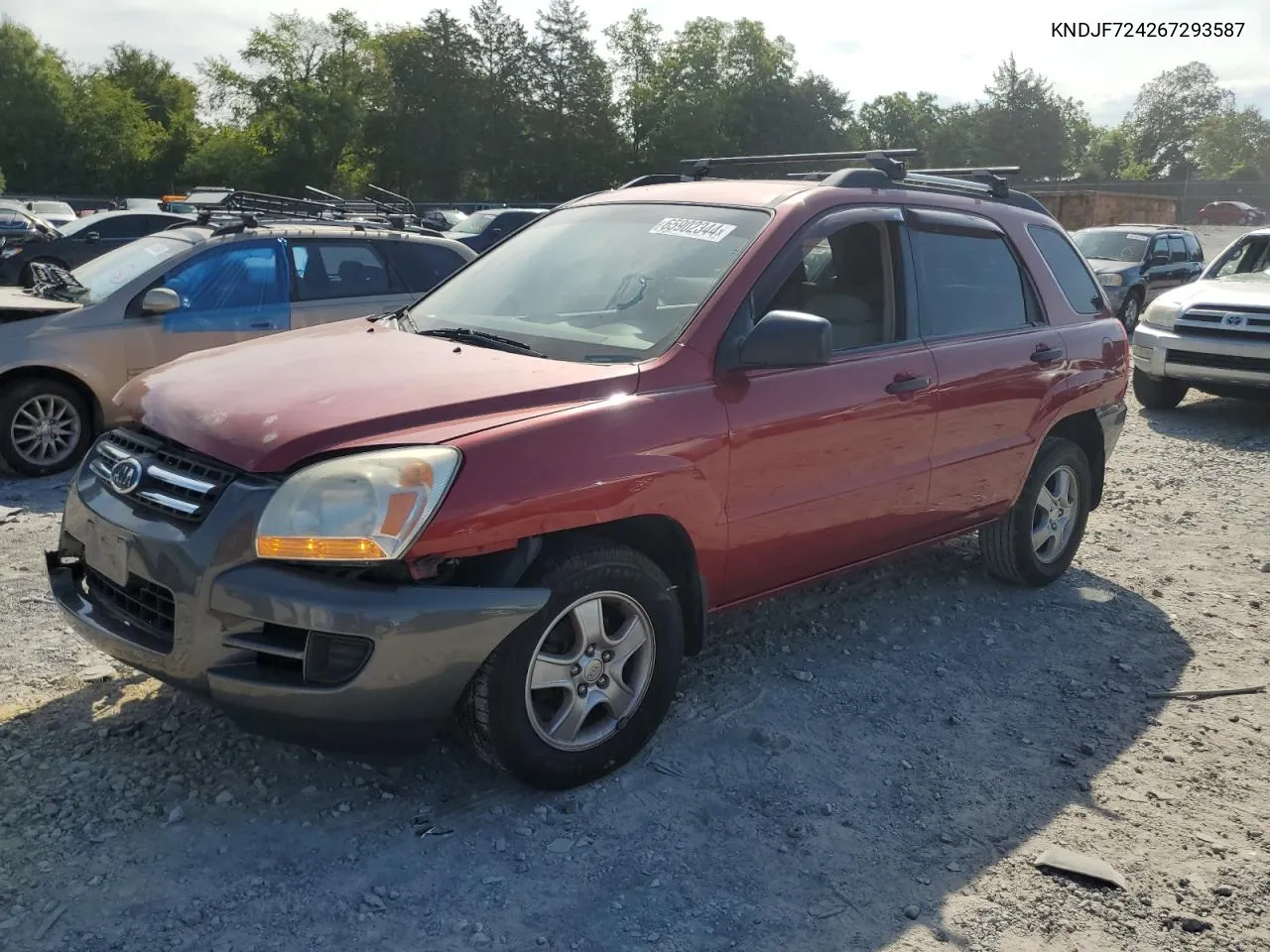 2006 Kia New Sportage VIN: KNDJF724267293587 Lot: 65902344