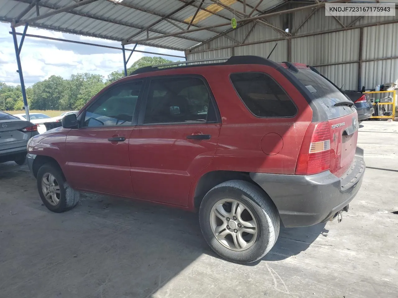 KNDJF723167175943 2006 Kia New Sportage