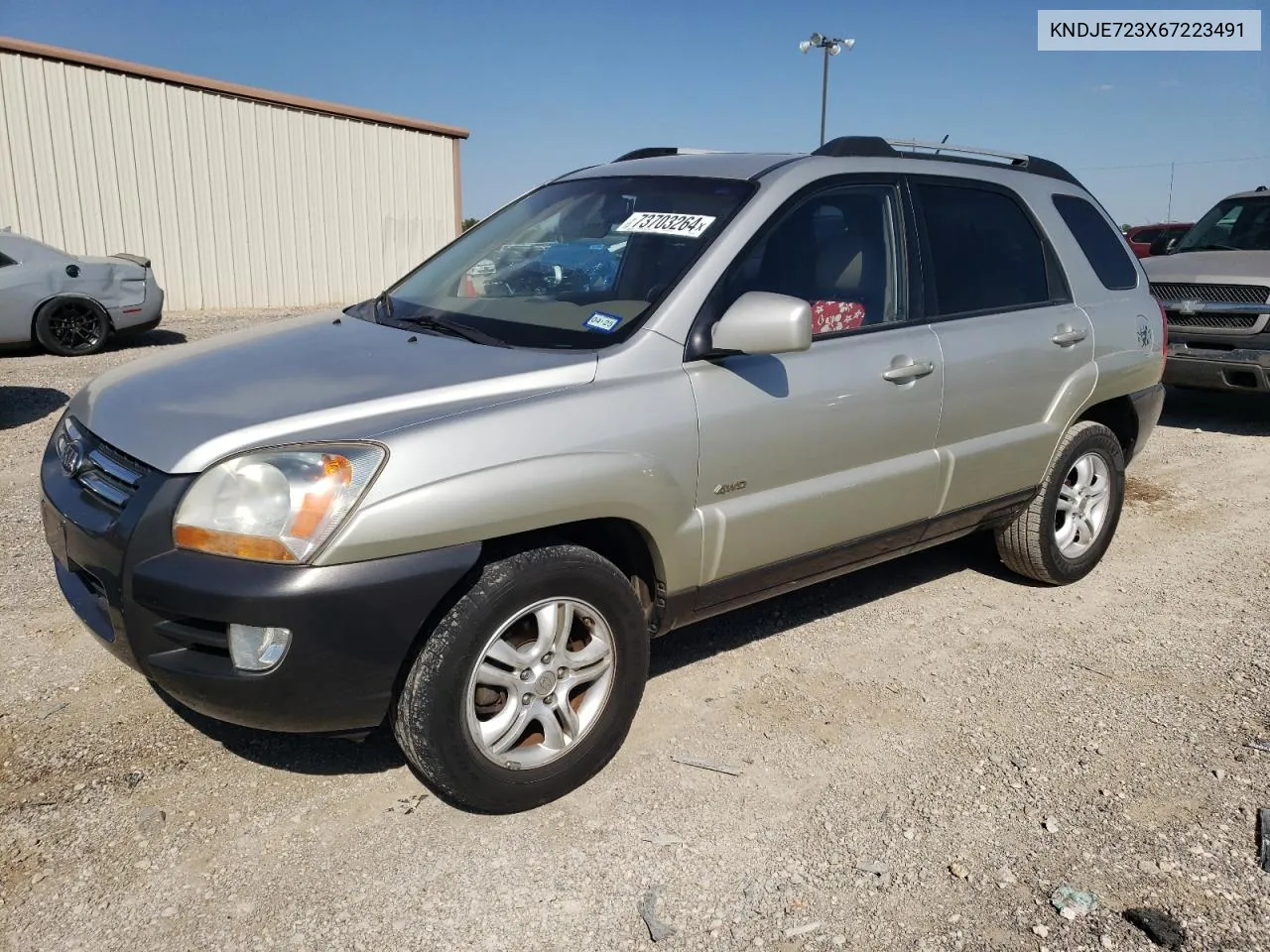 2006 Kia New Sportage VIN: KNDJE723X67223491 Lot: 73703264