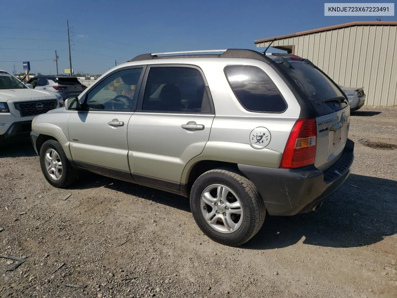 2006 Kia New Sportage VIN: KNDJE723X67223491 Lot: 73703264