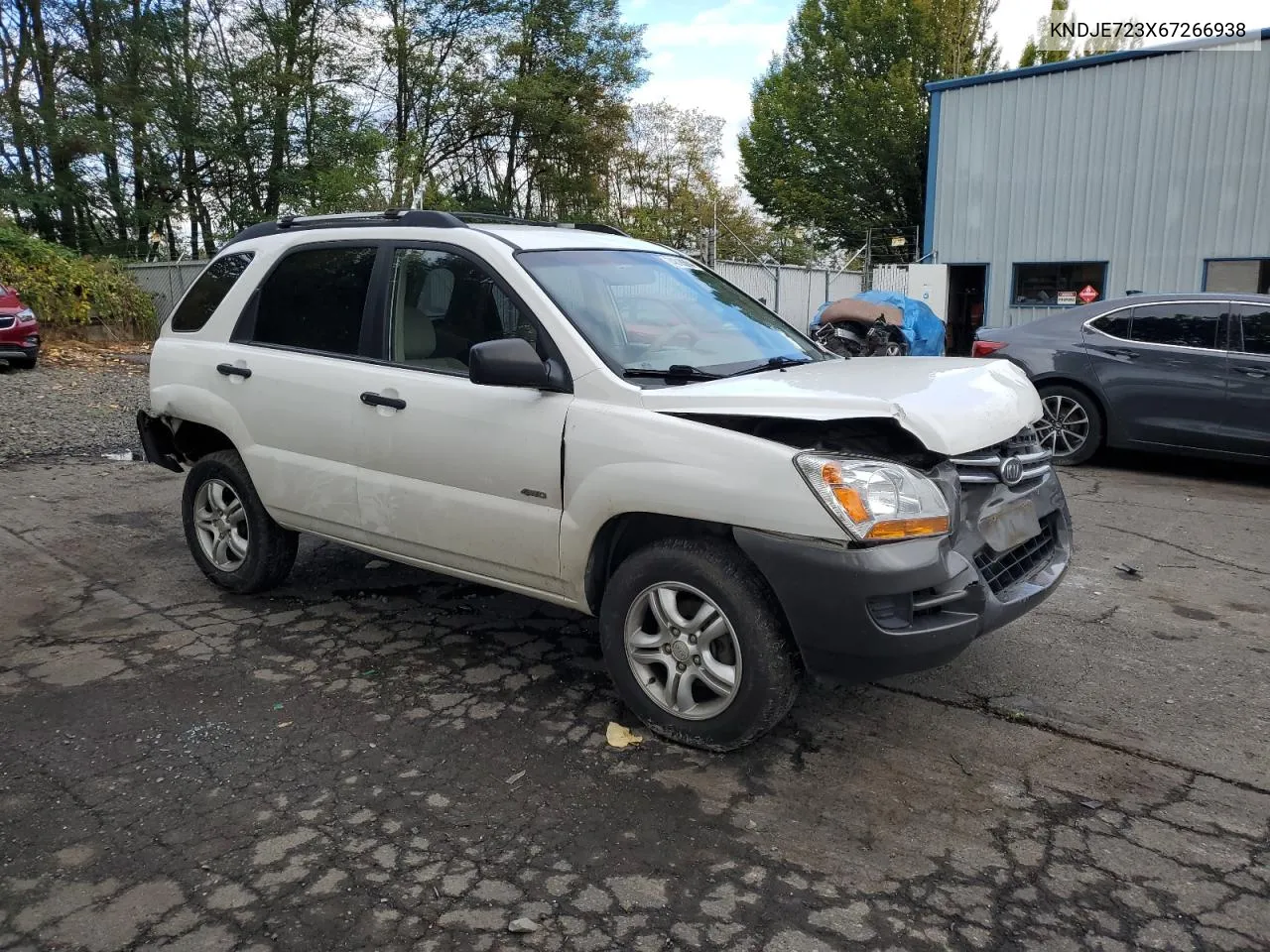 2006 Kia New Sportage VIN: KNDJE723X67266938 Lot: 74818364