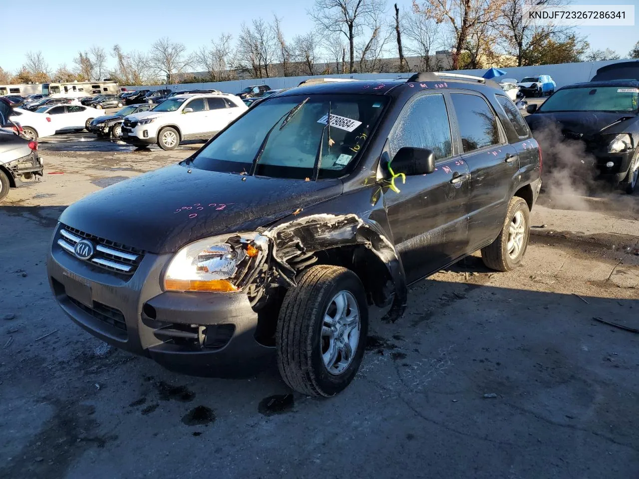 2006 Kia New Sportage VIN: KNDJF723267286341 Lot: 78798684