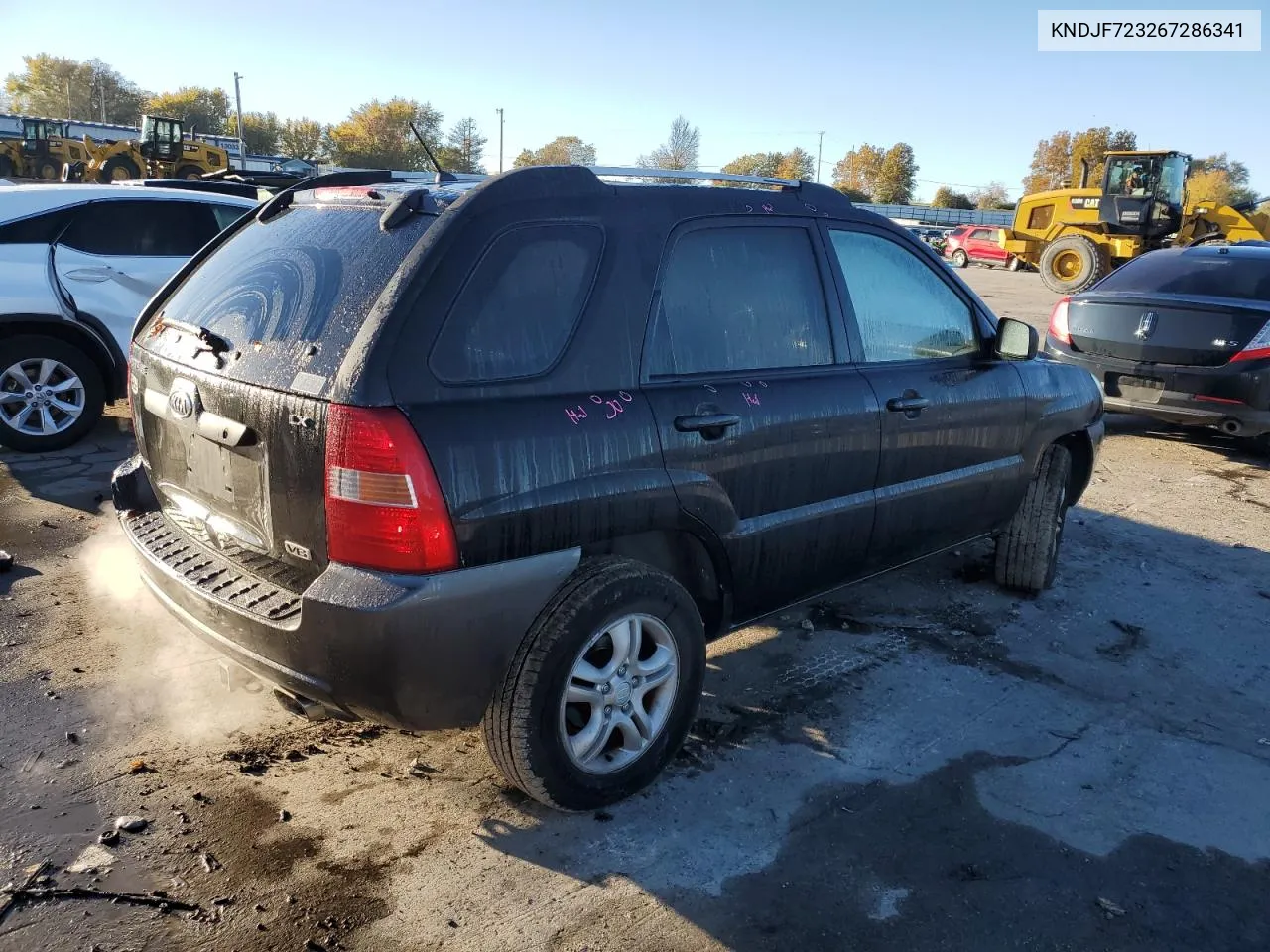 2006 Kia New Sportage VIN: KNDJF723267286341 Lot: 78798684