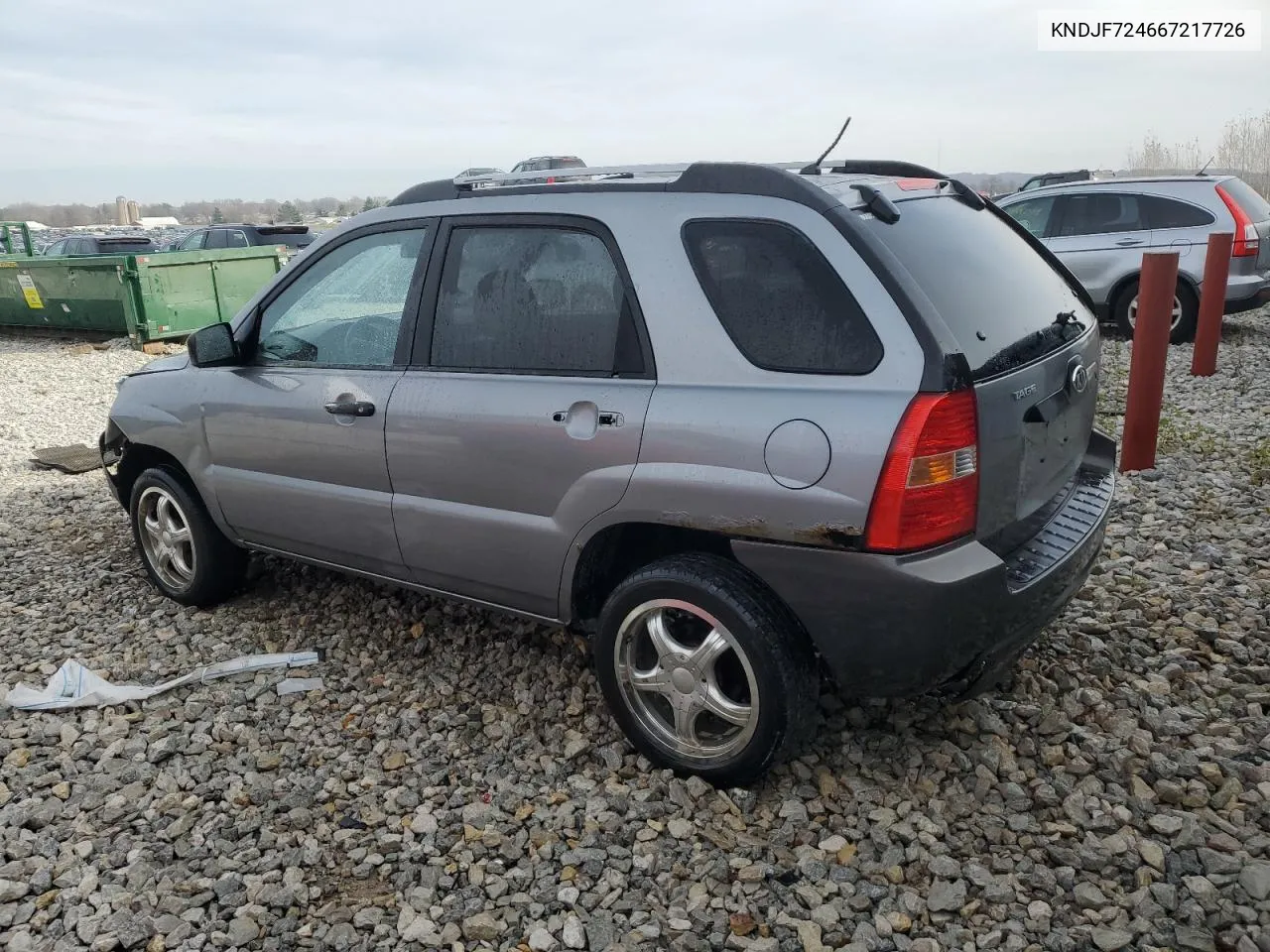 2006 Kia New Sportage VIN: KNDJF724667217726 Lot: 80434504