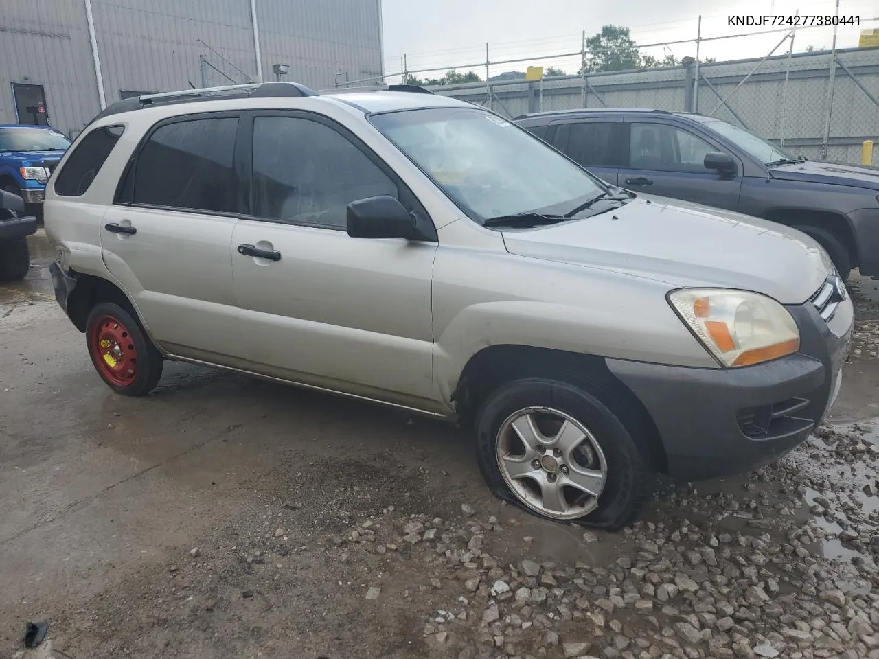 2007 Kia Sportage Lx VIN: KNDJF724277380441 Lot: 60329894