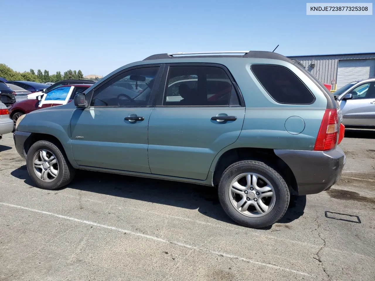 2007 Kia Sportage Ex VIN: KNDJE723877325308 Lot: 62853034