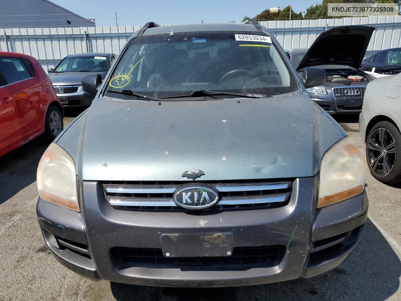 2007 Kia Sportage Ex VIN: KNDJE723877325308 Lot: 62853034