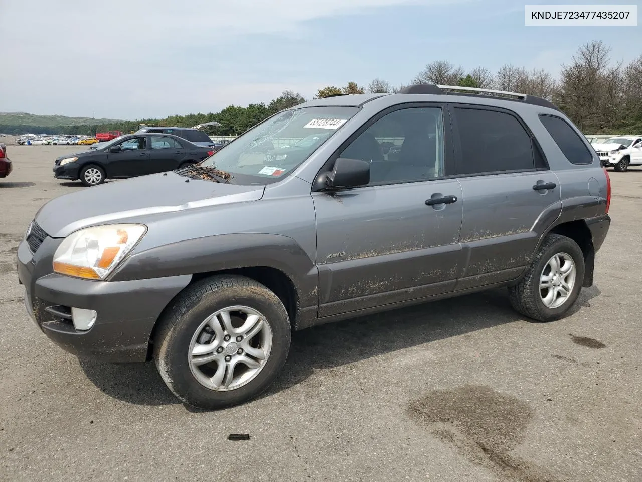 2007 Kia Sportage Ex VIN: KNDJE723477435207 Lot: 65128744