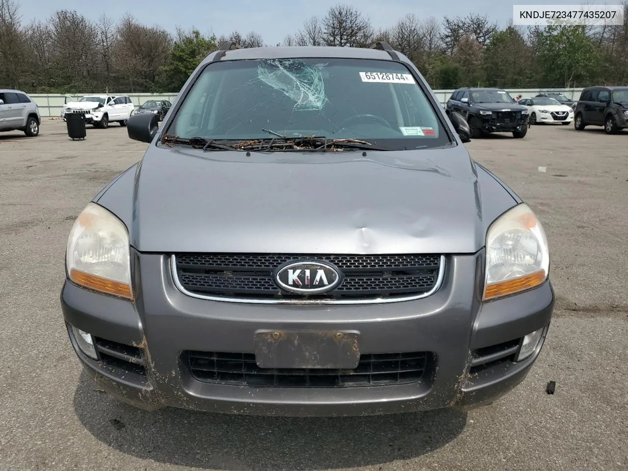 2007 Kia Sportage Ex VIN: KNDJE723477435207 Lot: 65128744