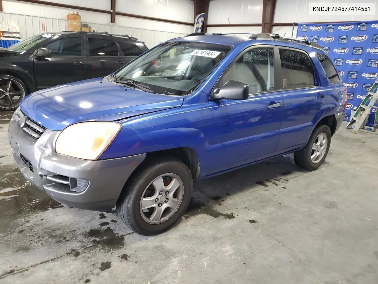 2007 Kia Sportage Lx VIN: KNDJF724577414551 Lot: 66161904