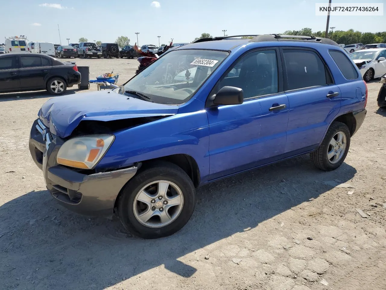 2007 Kia Sportage Lx VIN: KNDJF724277436264 Lot: 69652304