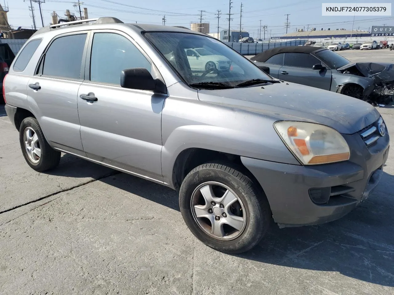 2007 Kia Sportage Lx VIN: KNDJF724077305379 Lot: 69663734