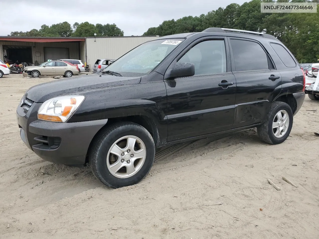 2007 Kia Sportage Lx VIN: KNDJF724477346646 Lot: 71089764