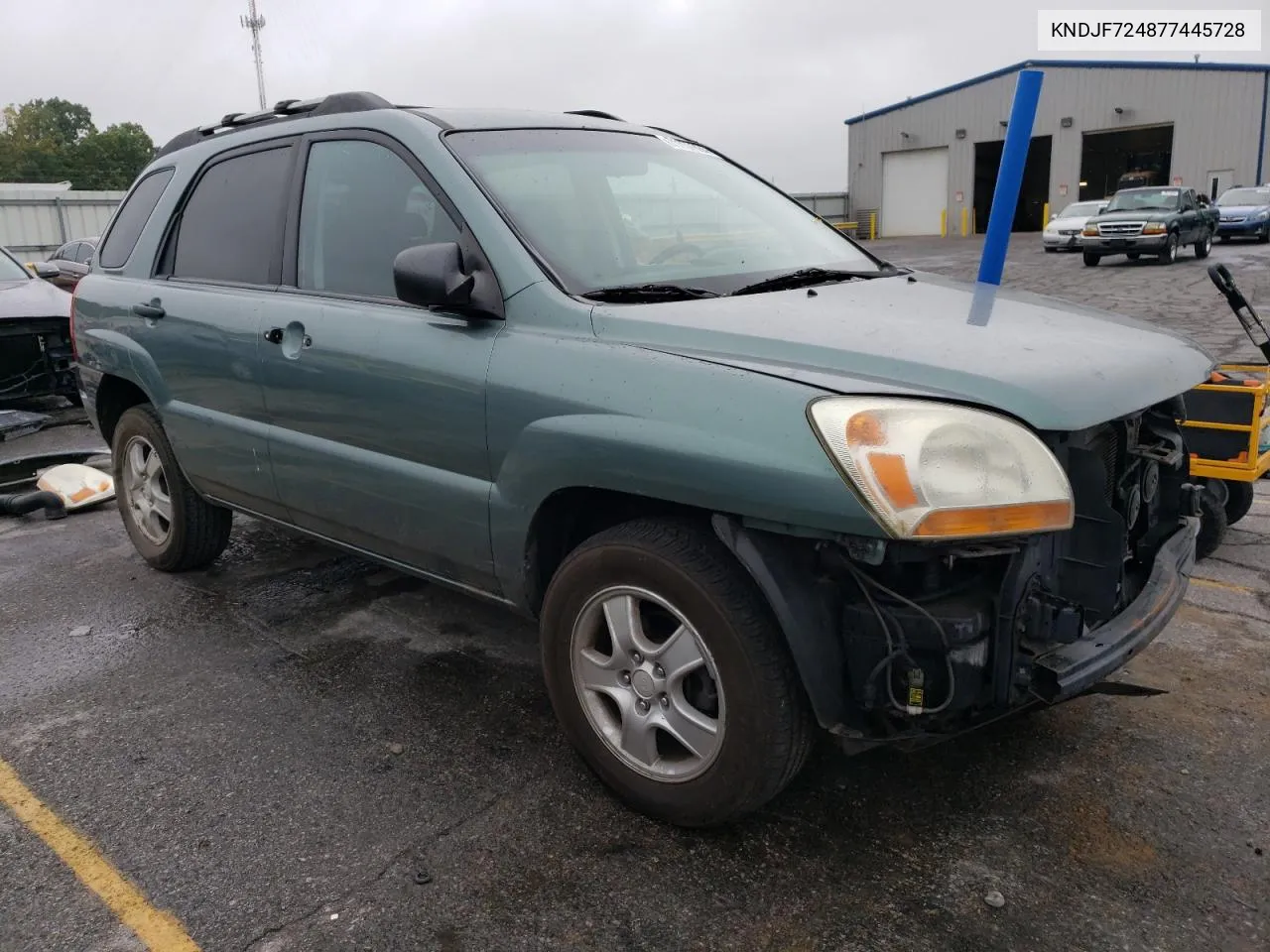 2007 Kia Sportage Lx VIN: KNDJF724877445728 Lot: 71157884