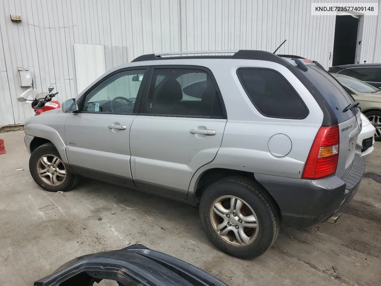 KNDJE723577409148 2007 Kia Sportage Ex