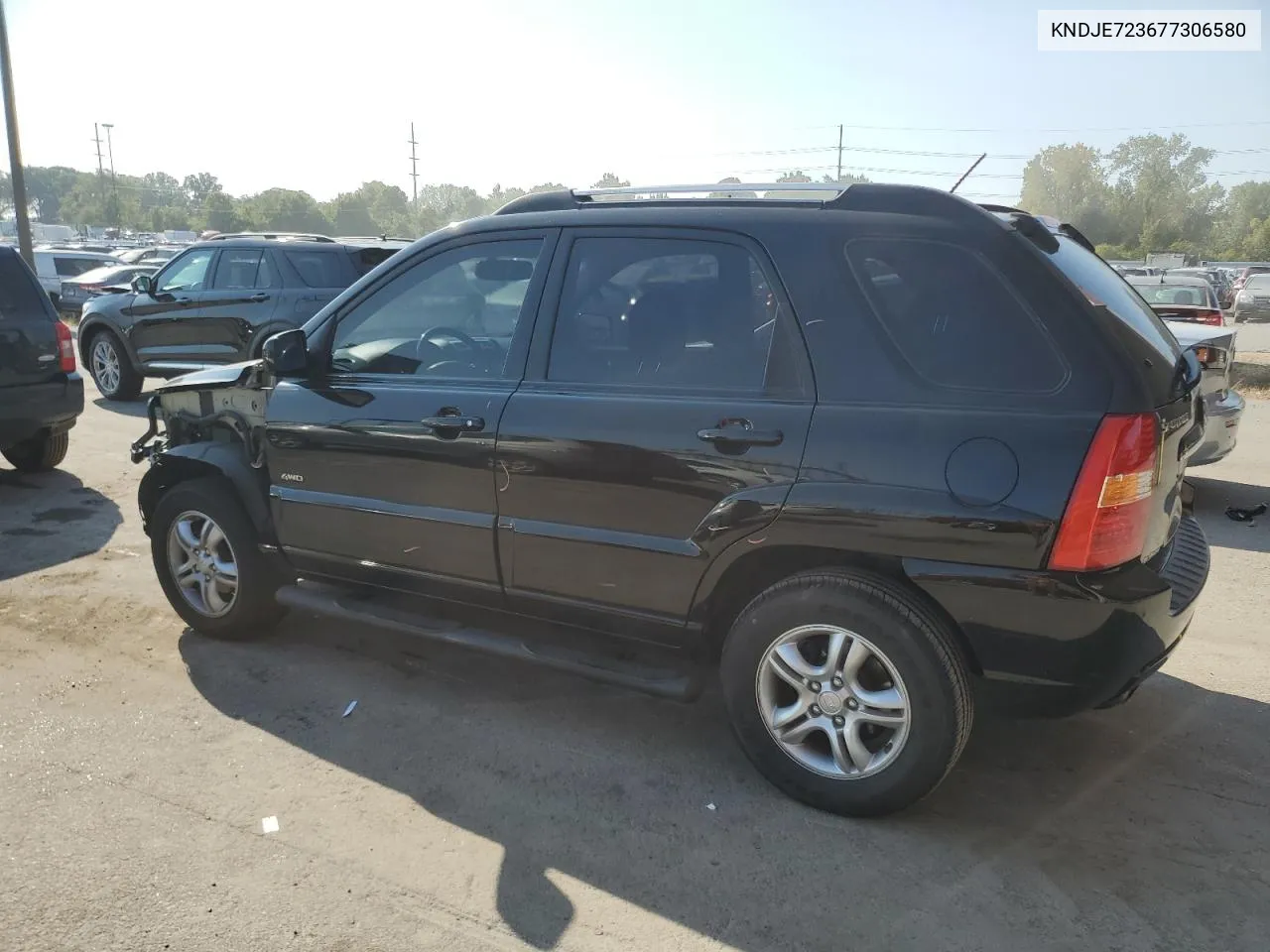 2007 Kia Sportage Ex VIN: KNDJE723677306580 Lot: 71624784