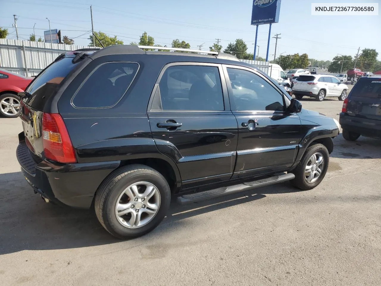 2007 Kia Sportage Ex VIN: KNDJE723677306580 Lot: 71624784