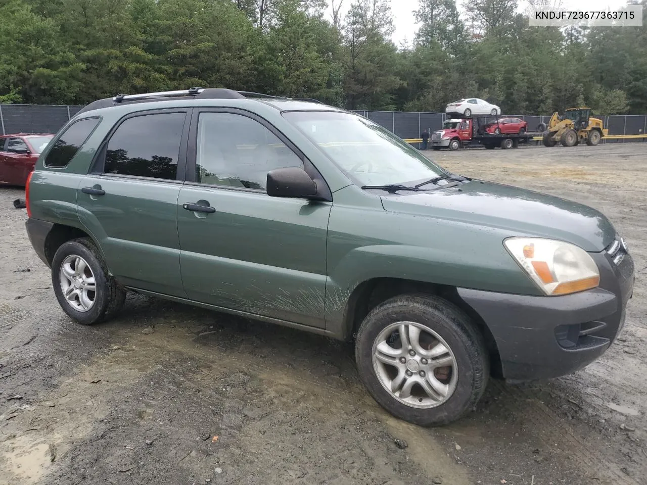 KNDJF723677363715 2007 Kia Sportage Ex