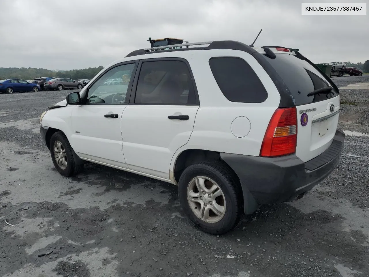 2007 Kia Sportage Ex VIN: KNDJE723577387457 Lot: 72699244