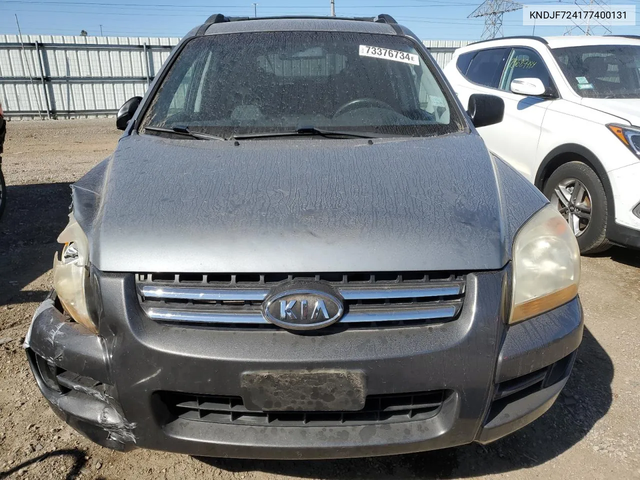 2007 Kia Sportage Lx VIN: KNDJF724177400131 Lot: 73376734