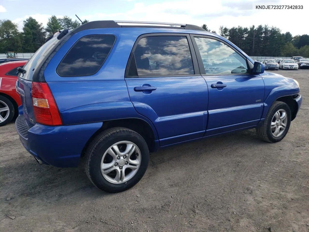 KNDJE723277342833 2007 Kia Sportage Ex