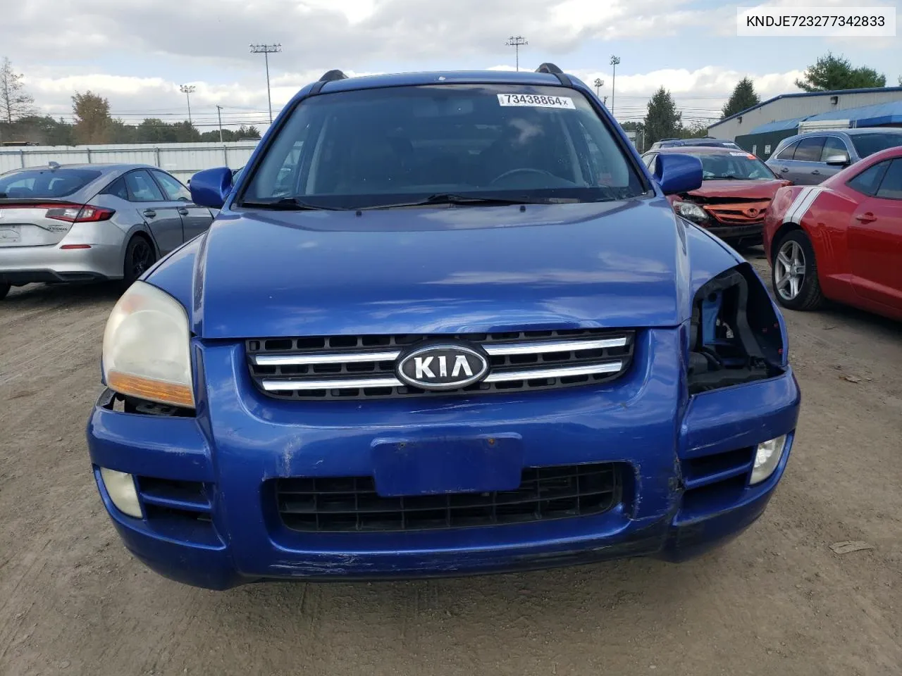 KNDJE723277342833 2007 Kia Sportage Ex