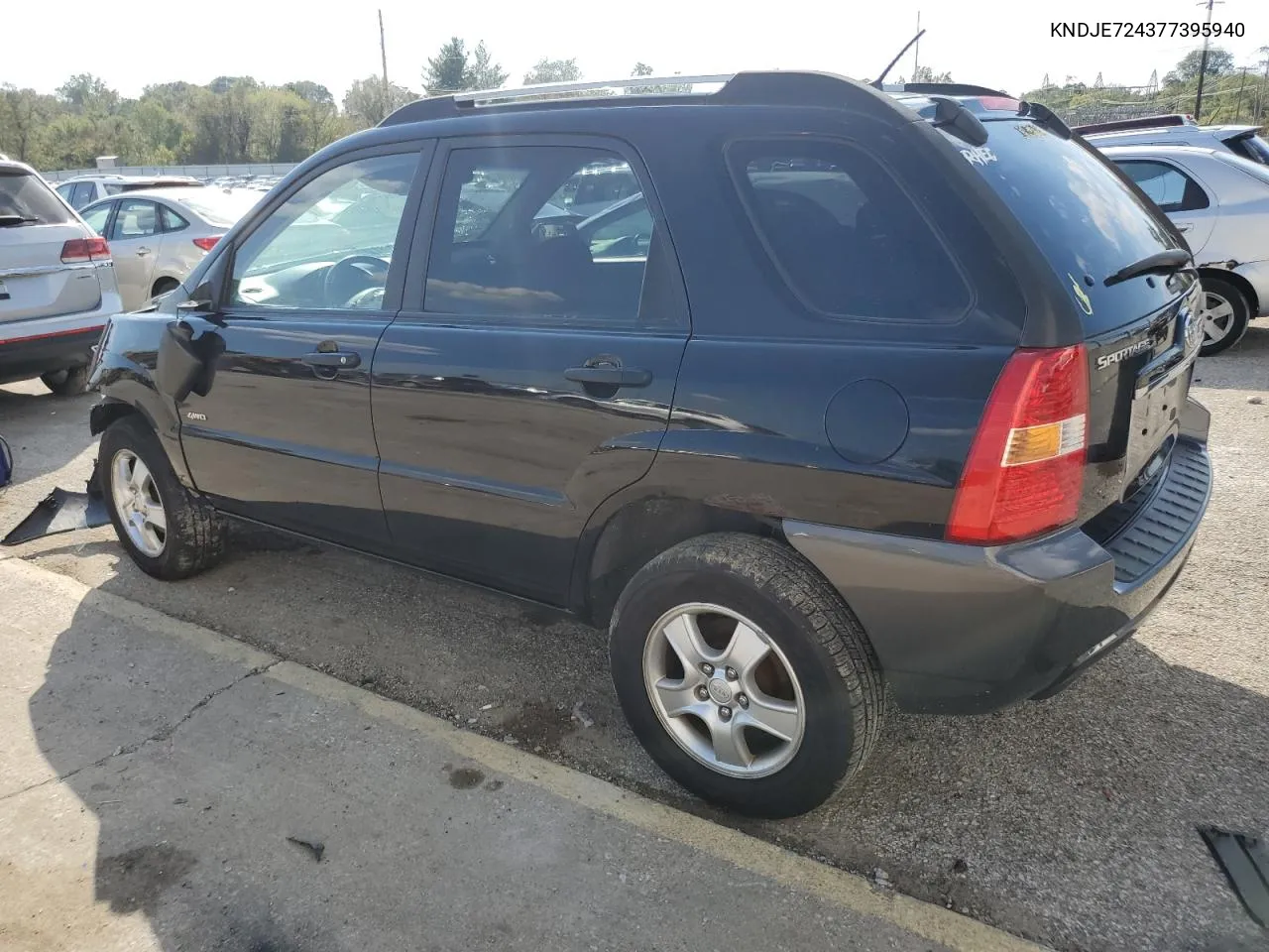 2007 Kia Sportage Lx VIN: KNDJE724377395940 Lot: 74125454