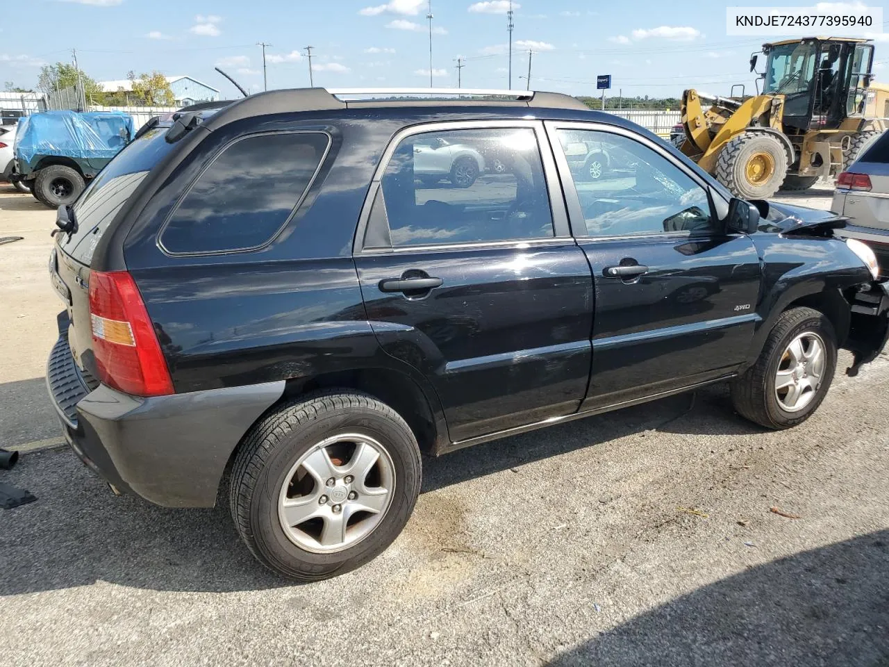 2007 Kia Sportage Lx VIN: KNDJE724377395940 Lot: 74125454