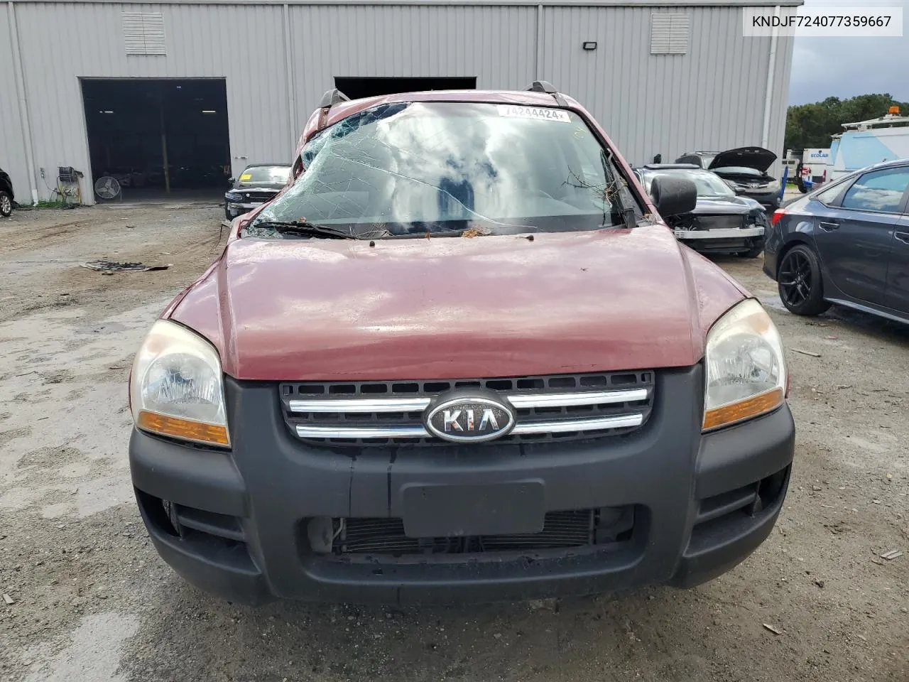 KNDJF724077359667 2007 Kia Sportage Lx