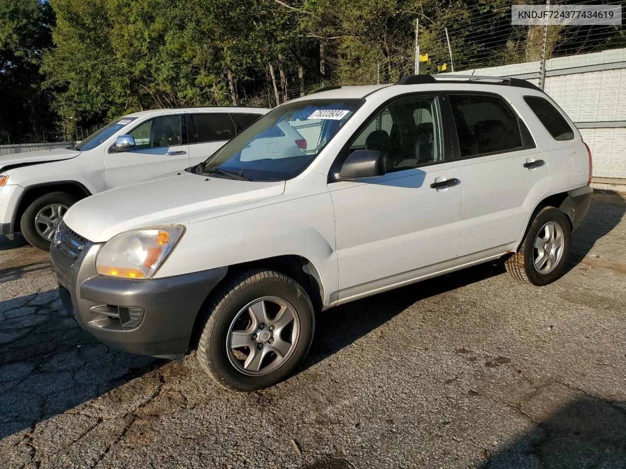 KNDJF724377434619 2007 Kia Sportage Lx