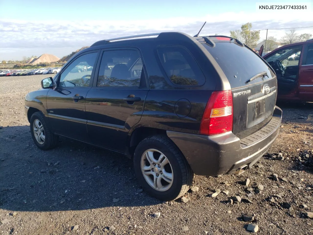 2007 Kia Sportage Ex VIN: KNDJE723477433361 Lot: 75500744