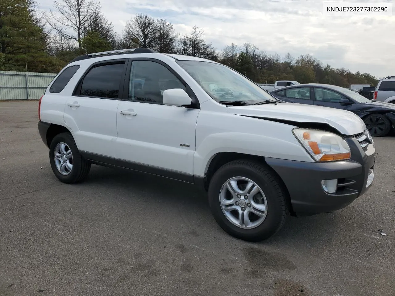 2007 Kia Sportage Ex VIN: KNDJE723277362290 Lot: 75922584