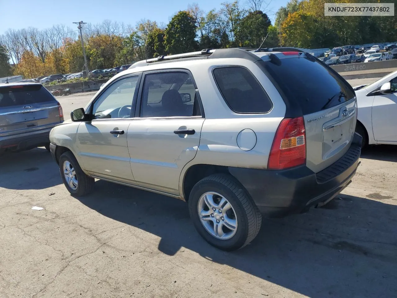 2007 Kia Sportage Ex VIN: KNDJF723X77437802 Lot: 76077474