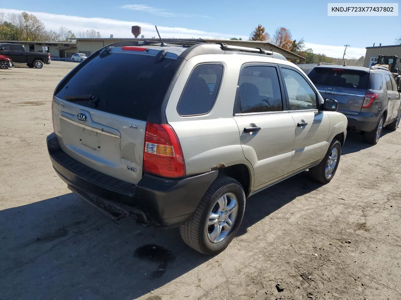 2007 Kia Sportage Ex VIN: KNDJF723X77437802 Lot: 76077474