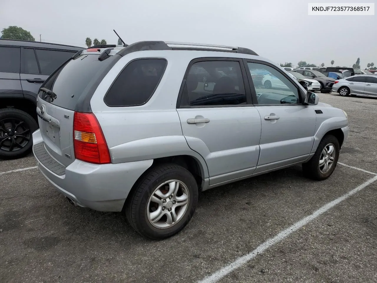 2007 Kia Sportage Ex VIN: KNDJF723577368517 Lot: 76417114