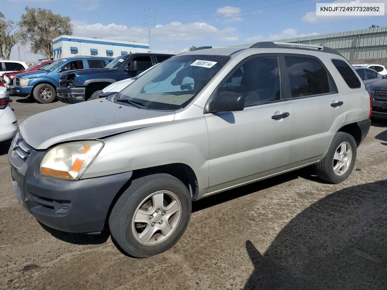 2007 Kia Sportage Lx VIN: KNDJF724977328952 Lot: 76628114